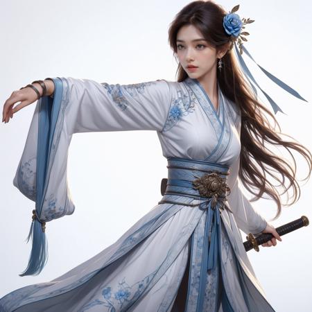 Chinese female swordsman