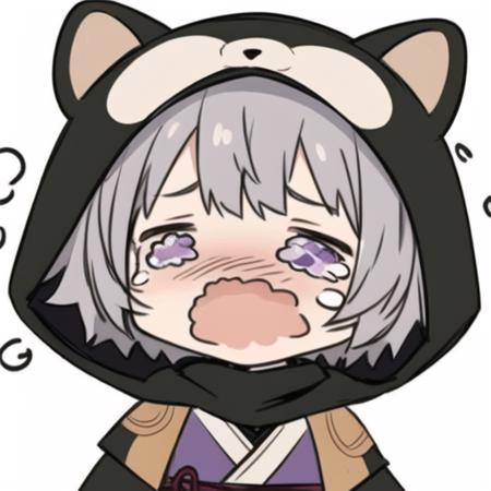 我哭|crying+chibi|表情包