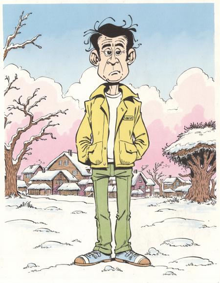 French 1970's Satirical Comics - Gotlib Style