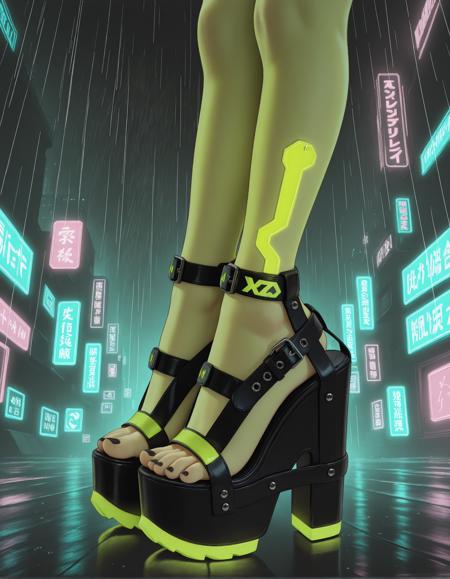 YRU Nightcall Platform Heels