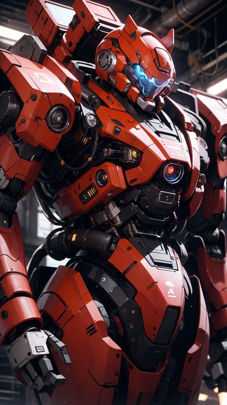 Like a Zagu mech 类似扎古的机甲