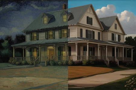 Split Image Composition Workflow