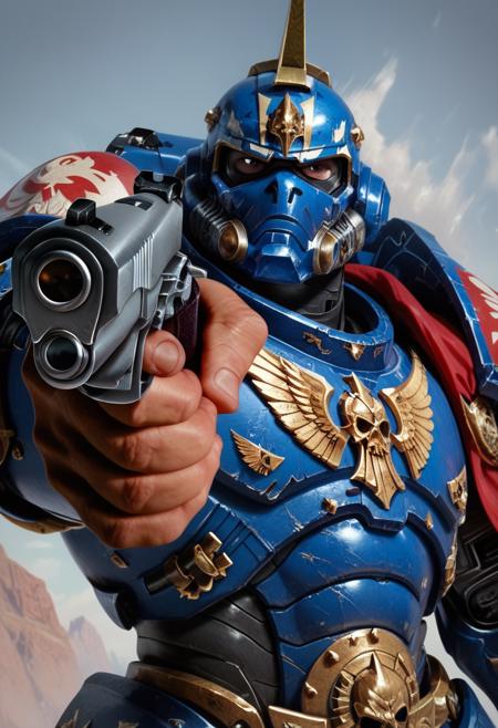 The Space Marines Warhammer 40K | Flux + Pony