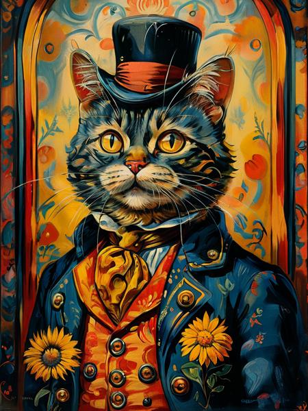style of Louis Wain [SDXL] 120