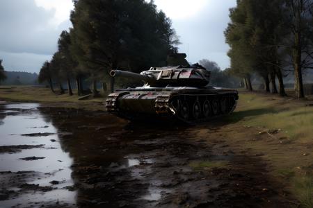 Military Tanks - Battle Cars - HyperRealistic LoRA