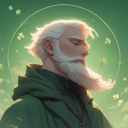 Saint Patrick - Ghibli style