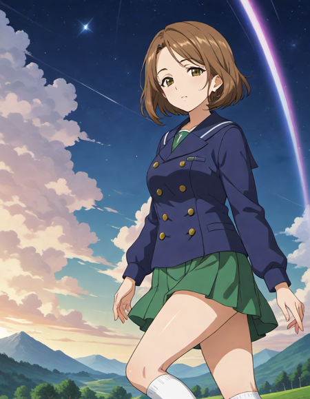 ooarai winter school uniform (girls und panzer) / 大洗女子冬服 (ガールズアンドパンツァー)
