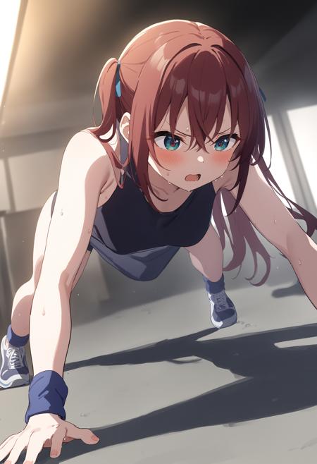 [Illust&XL&Pony] push-ups / 腕立て伏せ版本Animagine v1.0 (ID: 463290)