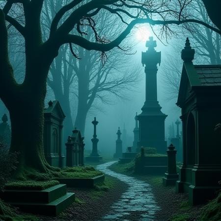 Haunted Streets of Highgate: A Gothic Cemetery Lora