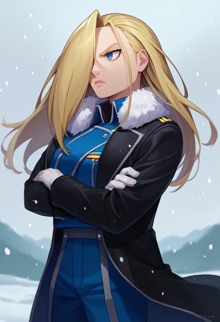 [PonyV6 XL] Olivier Mira Armstrong | Fullmetal Alchemist版本v1.0 (ID: 672758)