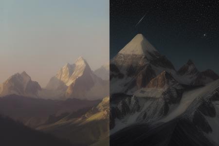 Split Image Composition Workflow