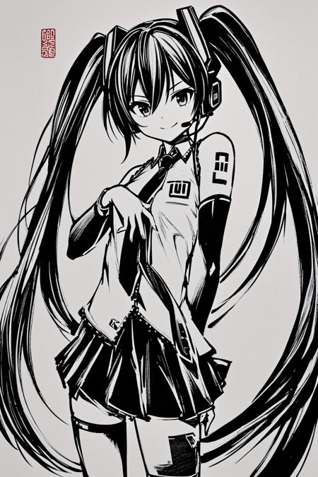 [XL] Okazu/[墨絵師] 御歌頭/[墨绘师] 御歌头  浓重水墨印象画风- Artist Style