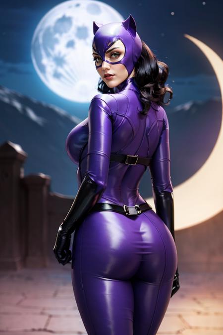 90's Purple Suit Catwoman