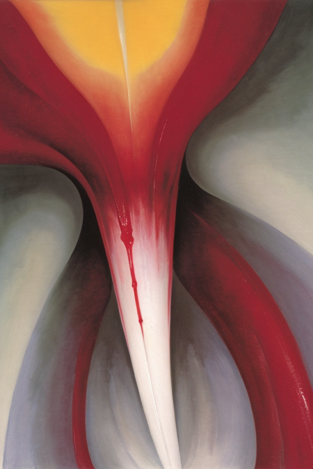 Georgia O'Keeffe's flower paintings