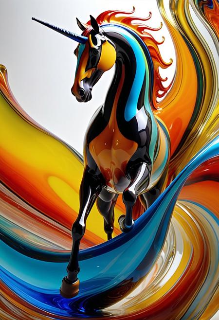 Colorful Murano Art Glass style - SDXL