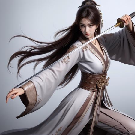 Chinese female swordsman