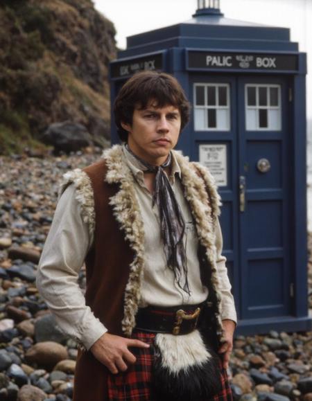 Frazer Hines, as 2nd Doctor Who companion Jamie McCrimmon