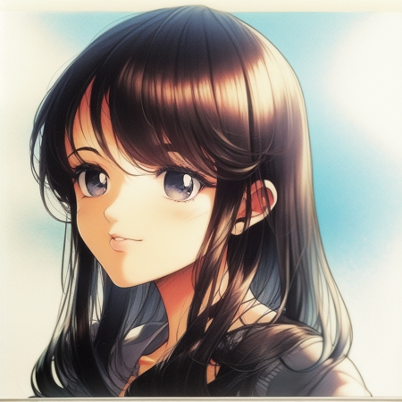 Generic retro anime art style