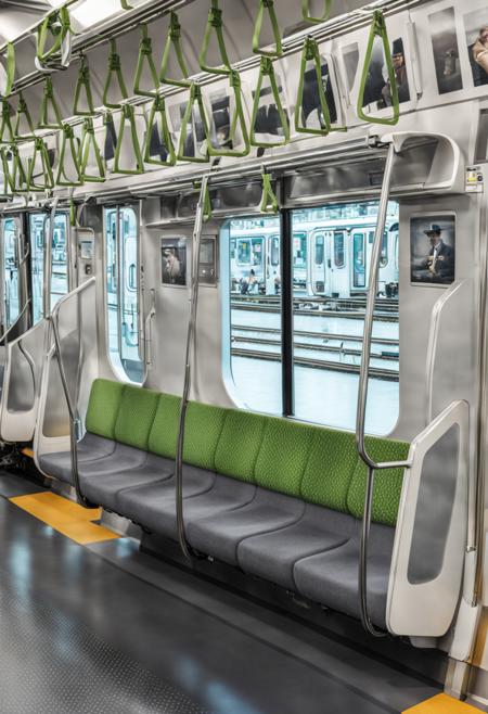JR East E235 series / train interior