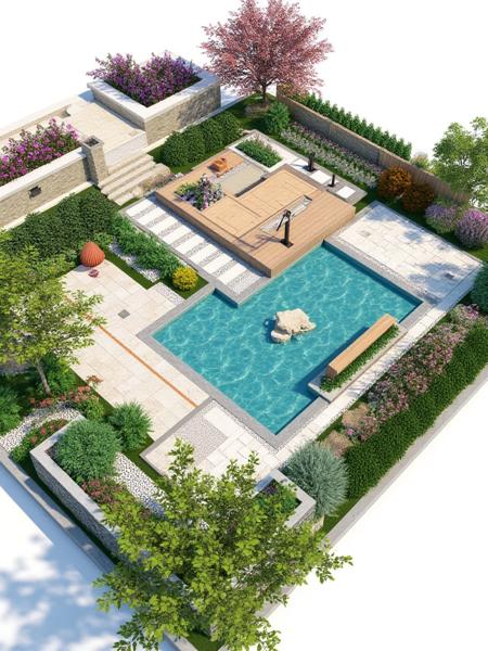 F.1 3D Game Outdoor Rendering Modeling