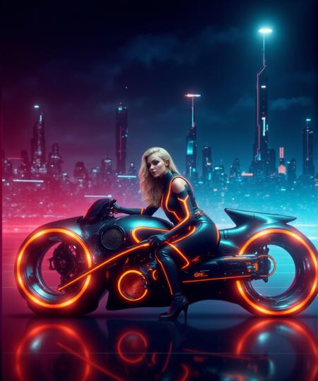 Tron Legacy style - Flux1.D