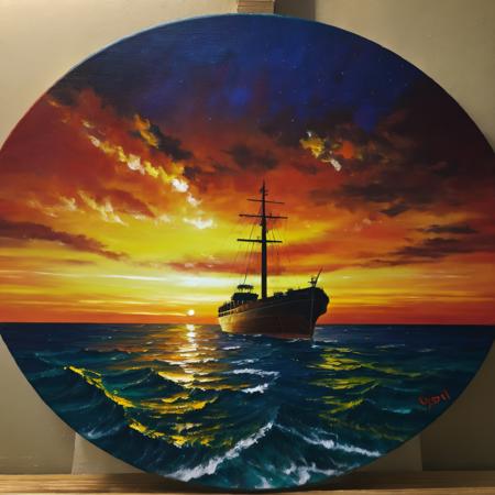 Circle | Style Oil Painting