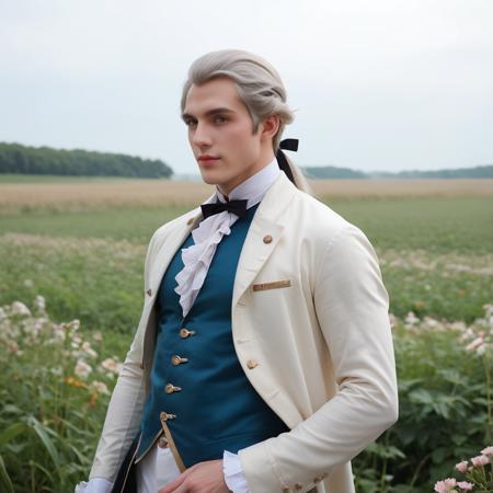 18th century men (rococo clothing, makeup, wigs -  PonyXL)