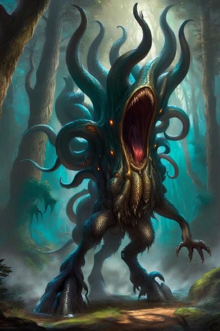 PAseer's Cthulhu Mythos SDXL Dark Young of Shub Niggurath