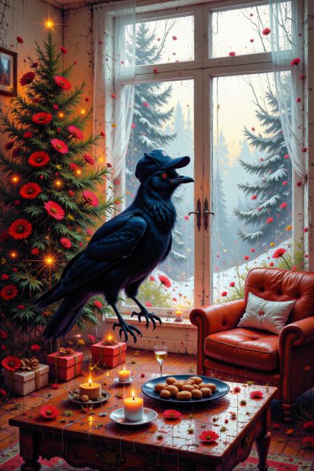 FLUX Christmas living room