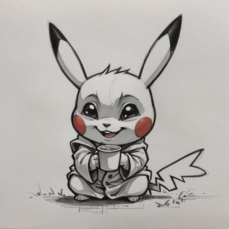 Charcoal pencil sketch (for pony)版本v1.0 (ID: 633850)