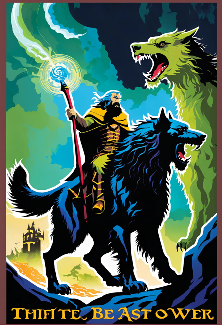 Pulp fantasy visual element wildcards