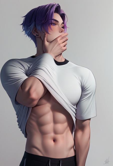 Guilty Challenge Meme (Shirt Lift) | Concept LoRA XL版本v1.0 (ID: 312979)