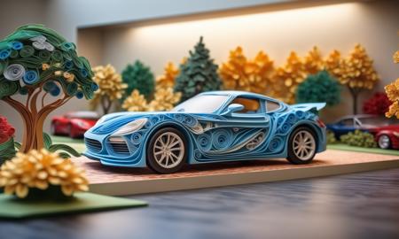 XL Realistic paper carving art style
