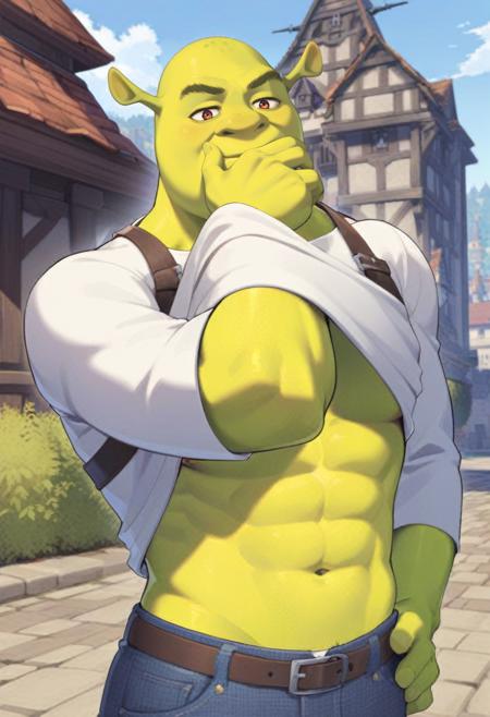 Guilty Challenge Meme (Shirt Lift) | Concept LoRA XL