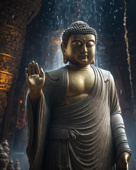 China Style Buddha Statue LoRA