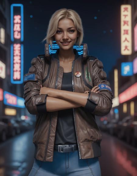 Cyberpunk Samurai Jacket SDXL