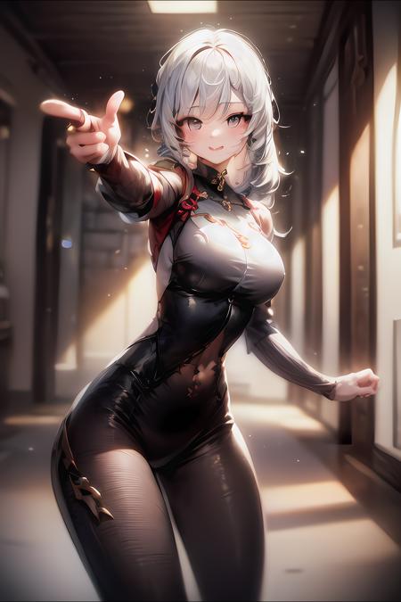 Pointing Forward (Finger Gun) for SD model / pose
