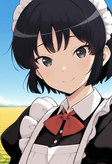 九条 芽衣香 illustrious版 (メイカさんは押しころせない) / Meika (Meika-san can't be pushed away)