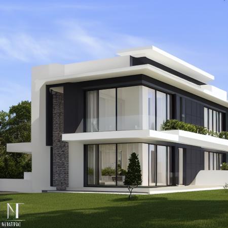 LoRA GDM Luxury Modern House / Building Architecture