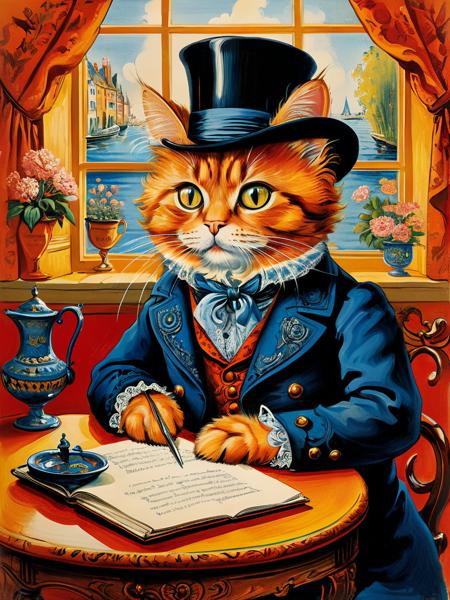 style of Louis Wain [SDXL] 120