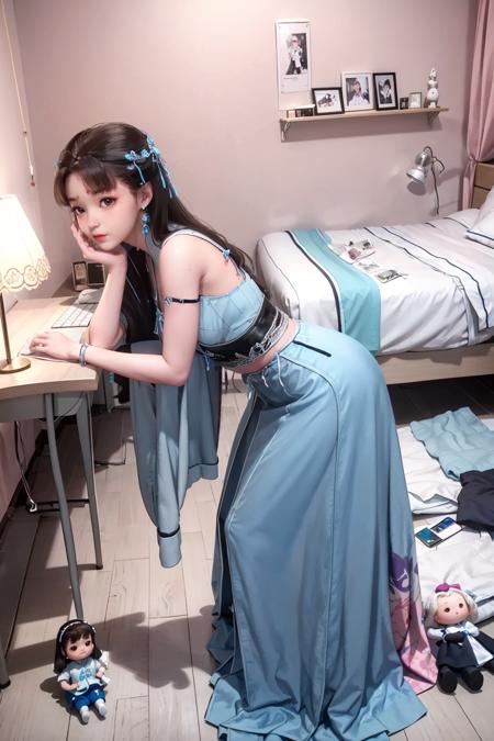 激萌ai蓝灵娥少女版