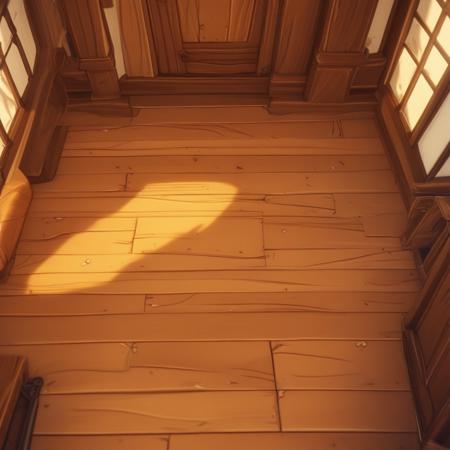 Old wooden house (warm anime)