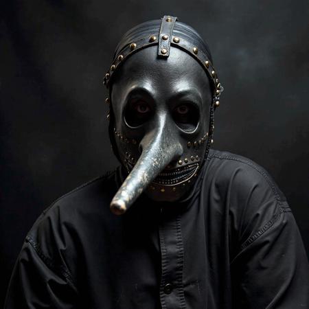 SLIPKNOT band. Number 3 masked.  Chris Fehn