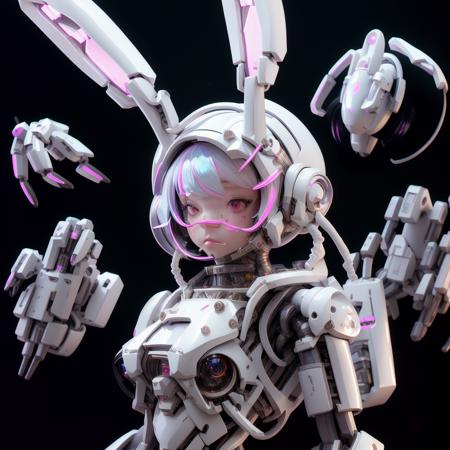 XSarchitectural-40PopmartMechaGirl For 2D3D