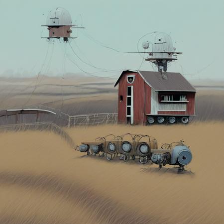 Simon Stålenhag style