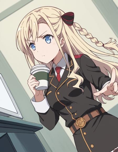 Wilhelmina Braunschweig Ingenohl Friedeburg (ヴィルヘルミーナ・ブラウンシュヴァイク・インゲノール・フリーデブルク) - High School Fleet (ハイスクール・フリート)