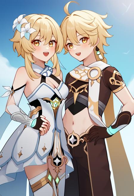(Our paths will surely cross) Lumine Aether 荧 空 Genshin Impact版本v1.0 (ID: 530659)