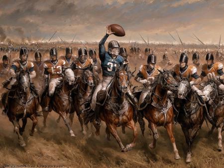 Napoleonic Era Battle Painting