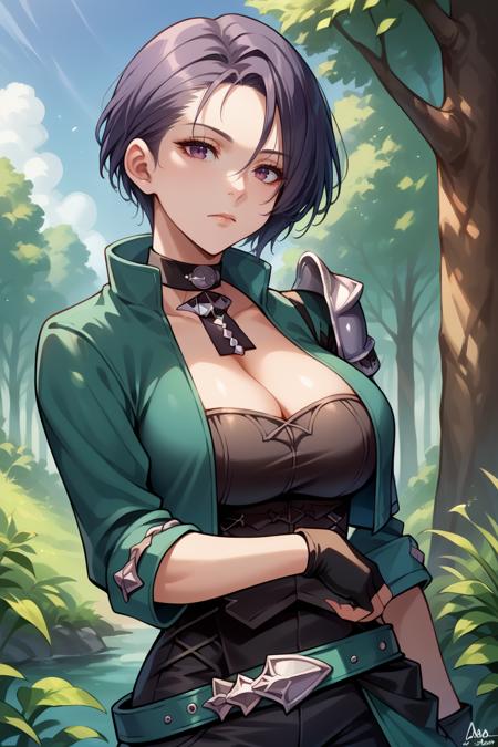 Shamir Nevrand/シャミア (Fire Emblem: Three Houses) SDXL LoRA | 3 Outfits [Pony Diffusion]版本v1 (Pony Diffusion XL) (Pony Diffusion XL)