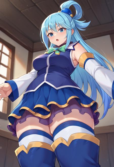 Aqua / Kono Subarashii Sekai ni Shukufuku wo! / (NSFW/SFW) SDXL LORA PONY版本v1.0 (ID: 684954)